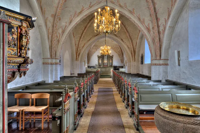 Allerslev Kirke set fra alteret